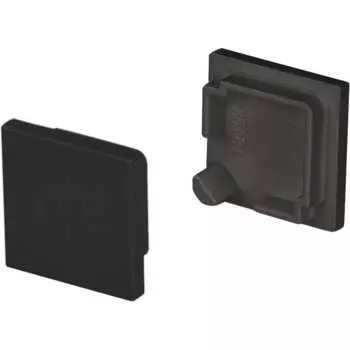 Глухая заглушка Arlight SL-KANT-H16 SQUARE BLACK 37518