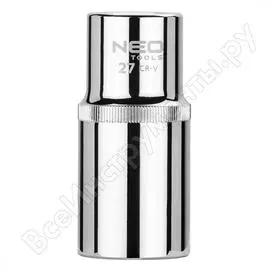 Головка сменная шестигранная длинная (27 мм; 1/2") neo 08-049