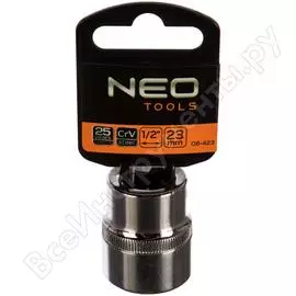 Головка торцевая 6-гранная (23 мм; 1/2) neo 08-423