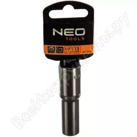 Головка торцевая 6-гранная длинная (13 мм; 1/2) neo 08-463