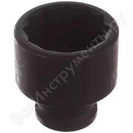 Ударная короткая двенадцатигранная торцевая головка FORCE 44834