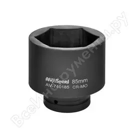 Удлиненная ударная шестигранная торцевая головка AV Steel AV-740185