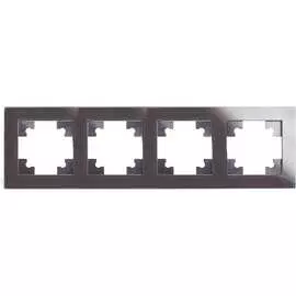 Горизонтальная четырехместная рамка STEKKER Катрин GFR00-7004-04 39538