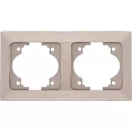 Горизонтальная двухместная рамка NE-AD Aras 93-23-16