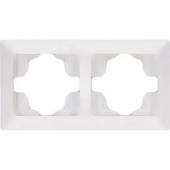 Горизонтальная двухместная рамка NE-AD Aras 93-10-16