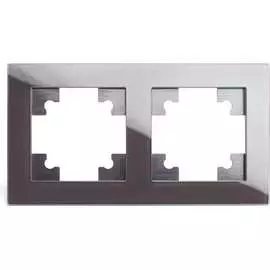 Горизонтальная двухместная рамка STEKKER Катрин GFR00-7002-04 39536