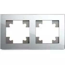 Горизонтальная двухместная рамка STEKKER Катрин GFR00-7002-03 39532