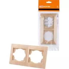 Горизонтальная двухпостовая рамка TDM ELECTRIC Лама SQ1815-0330