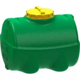Горизонтальная емкость KSC 300 л, зелёная KSC-T-300