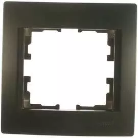 Горизонтальная одноместная рамка Lezard KARINA 707-4200-146