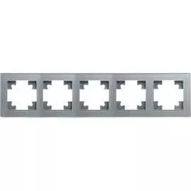 Горизонтальная пятиместная рамка STEKKER Катрин GFR00-7005-03 39639