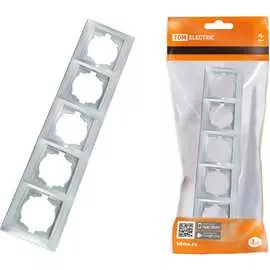 Горизонтальная пятипостовая рамка TDM ELECTRIC Лама SQ1815-0237