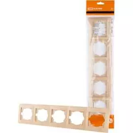 Горизонтальная пятипостовая рамка TDM ELECTRIC Лама SQ1815-0337