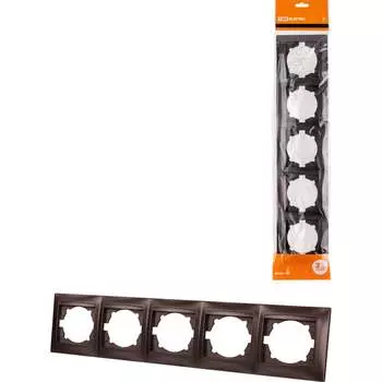 Горизонтальная пятипостовая рамка TDM ELECTRIC Лама SQ1815-0537