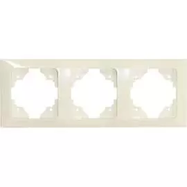 Горизонтальная трехместная рамка NE-AD Aras 93-11-17