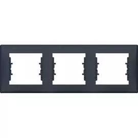 Горизонтальная трехместная рамка Schneider Electric