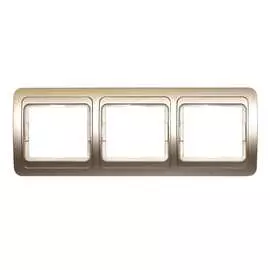 Горизонтальная трехместная рамка Smartbuy Марс SBE-02c-00-FR-3