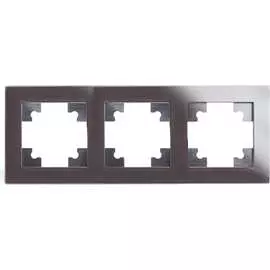 Горизонтальная трехместная рамка STEKKER Катрин GFR00-7003-04 39537