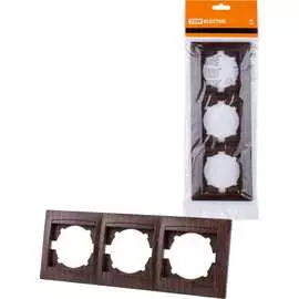 Горизонтальная трехпостовая рамка TDM ELECTRIC Лама SQ1815-0431