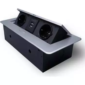 Горизонтальная выдвижная розетка ROCKETSOCKET SHS018-S