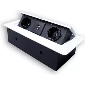 Горизонтальная выдвижная розетка ROCKETSOCKET SHS018-W