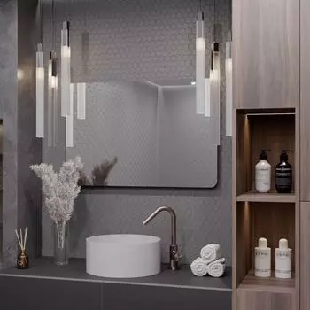 Горизонтальное зеркало для ванной ALIAS