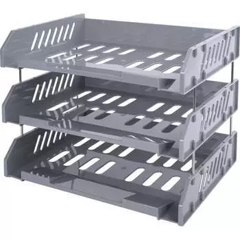 Горизонтальные лотки для бумаг BRAUBERG FILE 238108