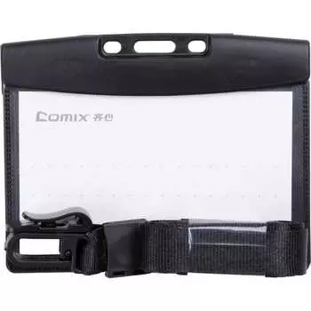 Горизонтальный бейдж COMIX A7966 BLK