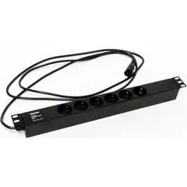 Горизонтальный блок розеток Hyperline