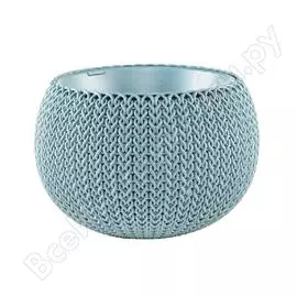 Горшок для цветов keter подвесной cozy m голубой 17205456mb