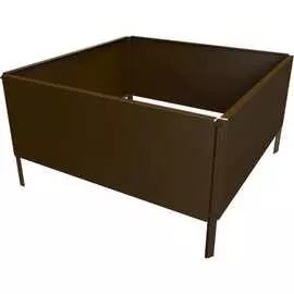 Готовая оцинкованная грядка на дачу Delta-Park GZ 30018GZ_7070Br