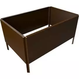 Готовая оцинкованная грядка на дачу Delta-Park GZ 30018GZ_4570Br