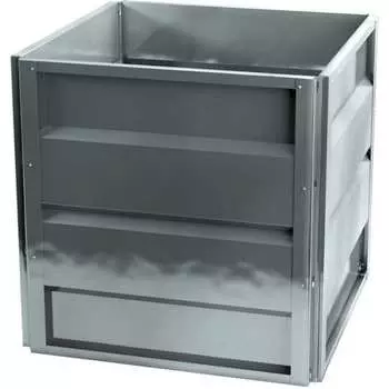 Готовая оцинкованная грядка на дачу Delta-Park