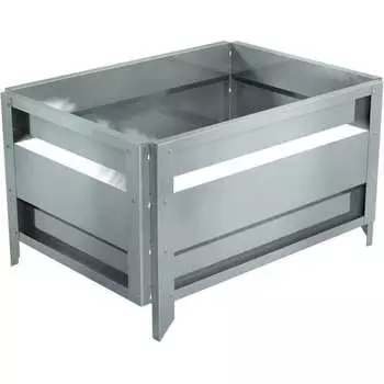 Готовая оцинкованная грядка на дачу Delta-Park