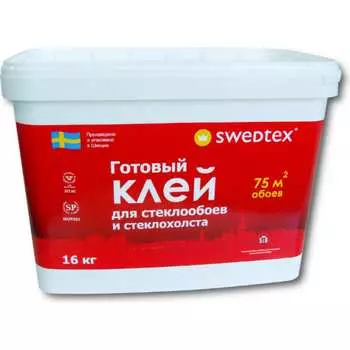 Готовый клей для всех видов обоев Swedtex