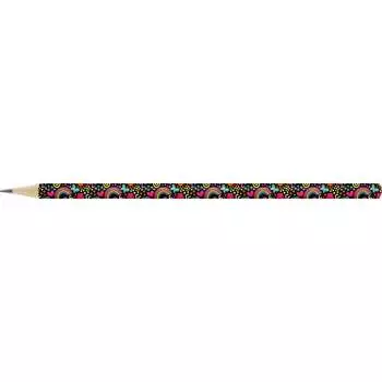 Графитный карандаш Воскресенская карандашная фабрика HB круглый заточенный Неоновая радуга 716697