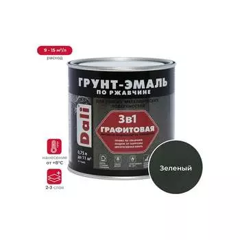 Графитовая грунт-эмаль по ржавчине DALI Dali 221450