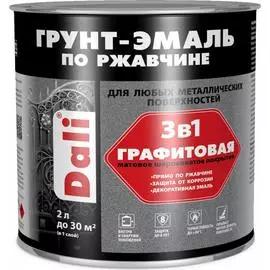 Графитовая грунт-эмаль по ржавчине DALI Dali 221464