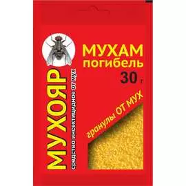 Гранулы от мух Мухояр