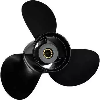 Гребной алюминиевый винт для Suzuki 25-30 3x10 1/4"x14" алюминий 3x10 1/4"x14" Skipper