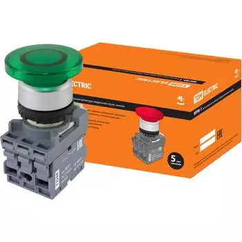 Грибовидная кнопка TDM ELECTRIC MPM1-11GLED SQ0747-0031