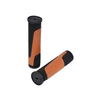 Грипсы Juchuang MTB XH-G56B 125мм, резина, черный/коричневый HQ-0014055