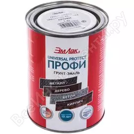 Грунт-эмаль эмлак universal protect-профи красно-коричневый 1 кг 4607014470490