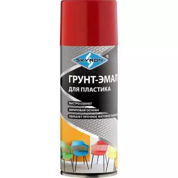 Грунт-эмаль для пластика SKYRON SR-23020