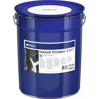 Грунт-эмаль по металлу Selkor Metall-protect 25111