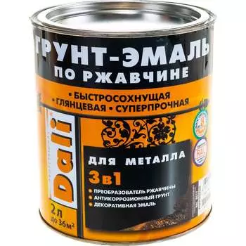 Грунт-эмаль по ржавчине DALI 19584