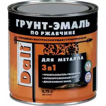 Грунт-эмаль по ржавчине DALI 41766