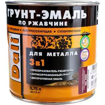 Грунт-эмаль по ржавчине DALI 45807