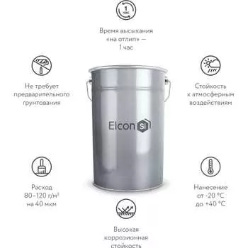 Грунт-эмаль по ржавчине Elcon