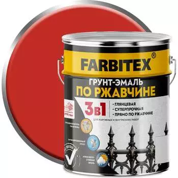 Грунт-эмаль по ржавчине Farbitex 4300013879
